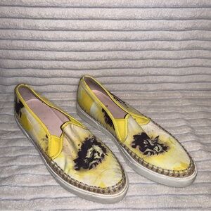 Kate spade women’s tie dye espadrille canvas loafers